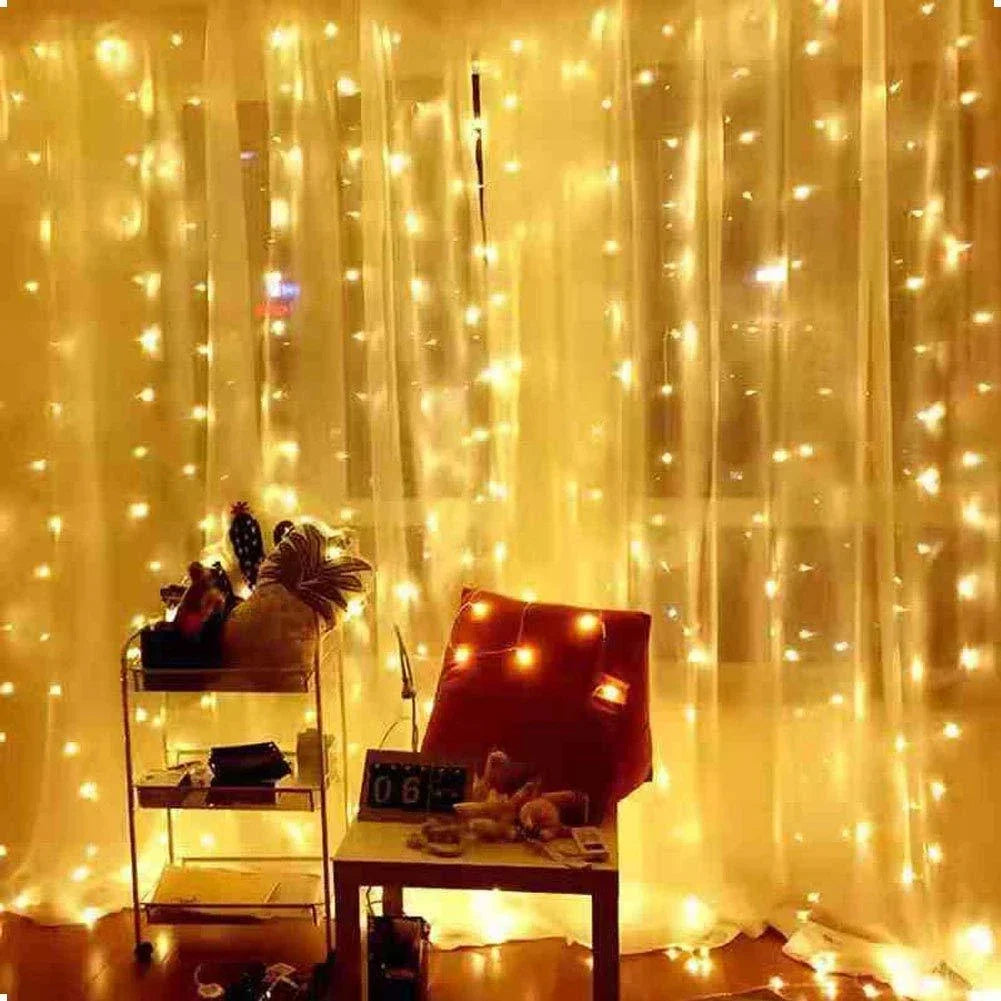 twinkle glow christmas curtain lights✨