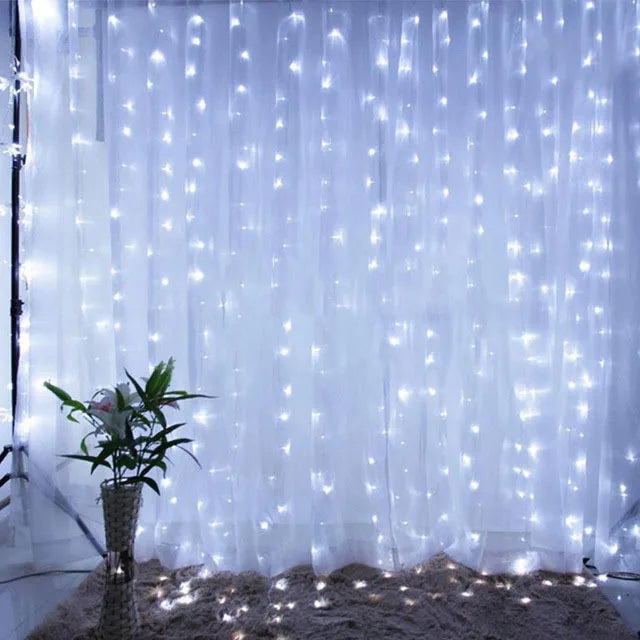 twinkle glow christmas curtain lights✨